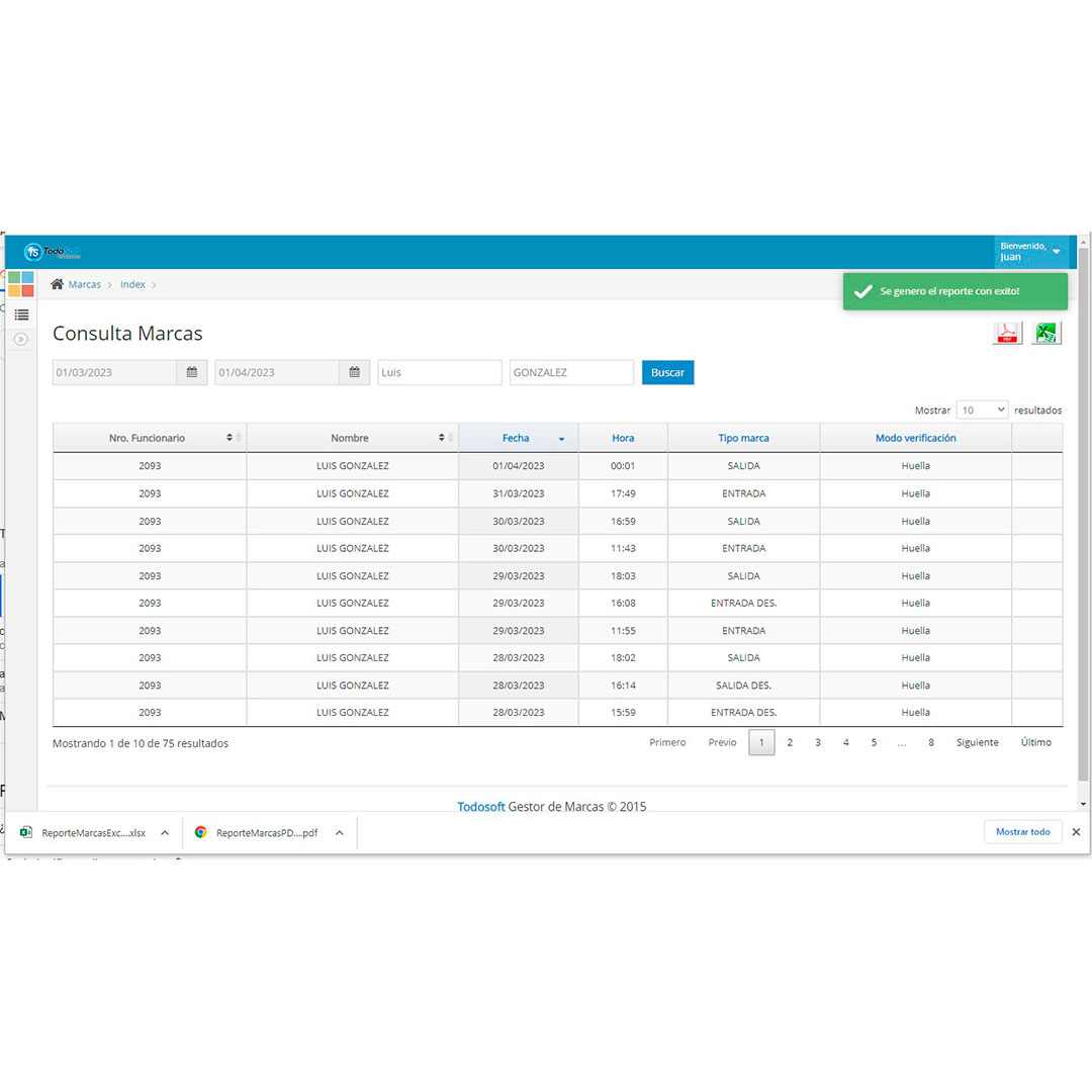 Software Control Acceso